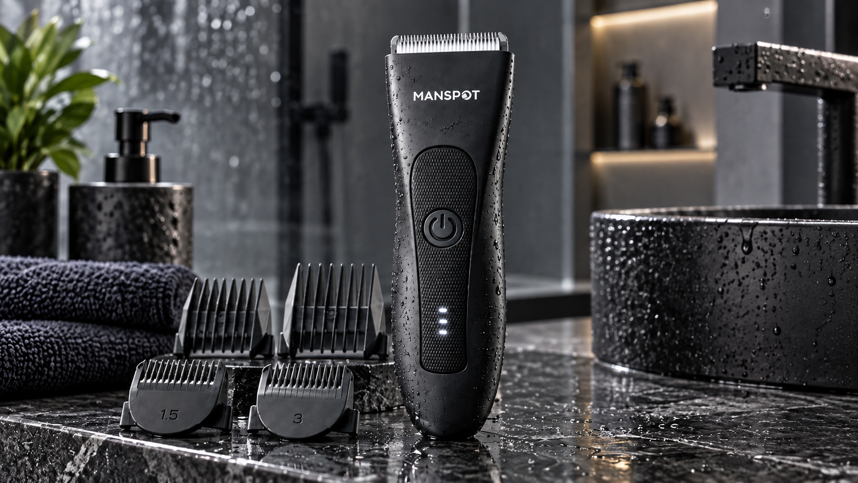 MANSPOT Groin & Body Hair Trimmer for Men
