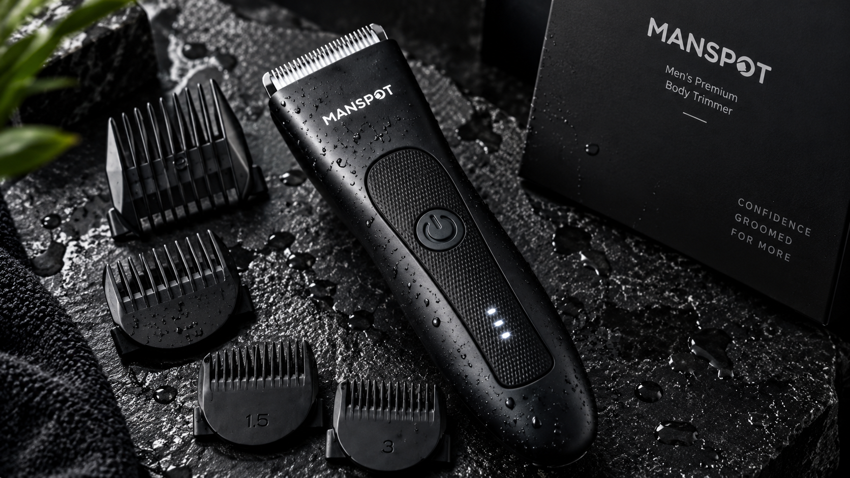 MANSPOT Groin & Body Hair Trimmer for Men rhisan