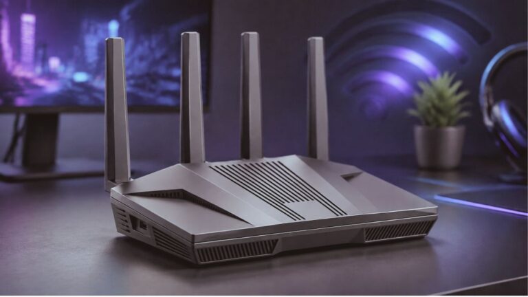 GL.iNet GL-MT6000 Flint 2 Wi-Fi 6 gaming router with dual 2.5G ports