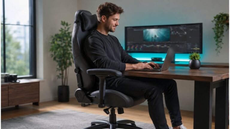 RESPAWN 110 Pro gaming chair with footrest review 2026