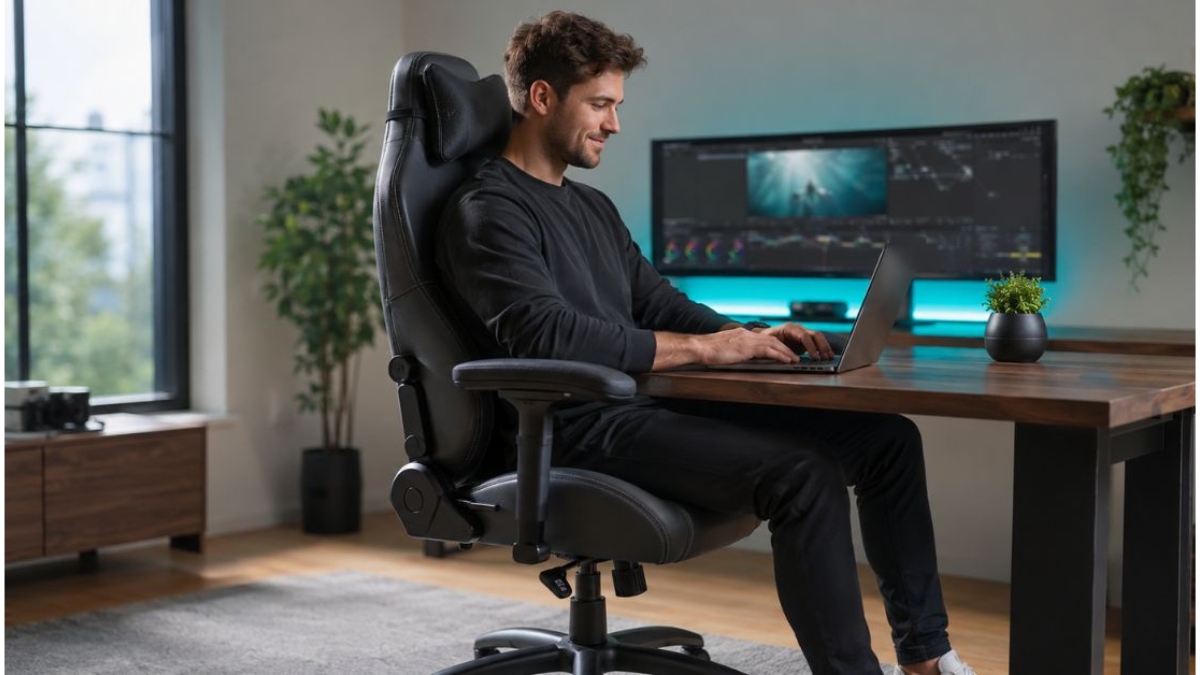 RESPAWN 110 Pro gaming chair with footrest review 2026