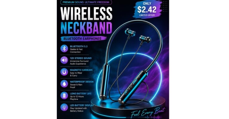 best neckband earphones under $5 for calls and music