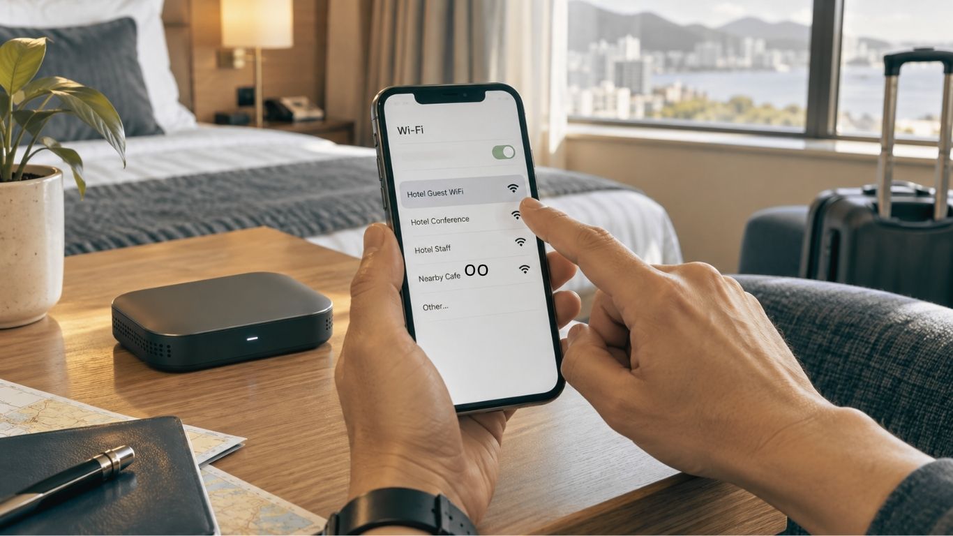 Connect to Hotel WiFi