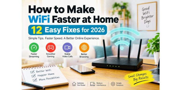 How to Make WiFi Faster at Home