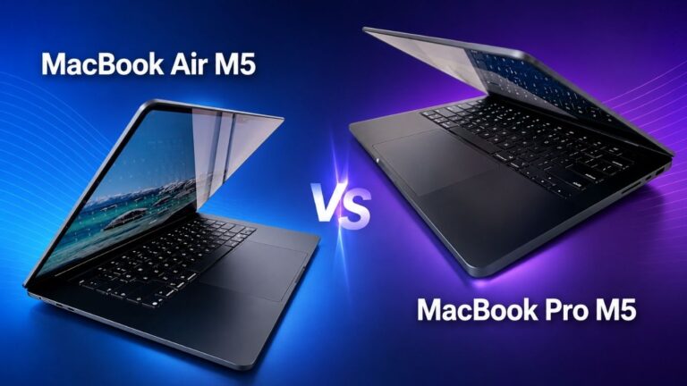 MacBook Air M5 vs MacBook Pro M5 comparison for college students in 2026
