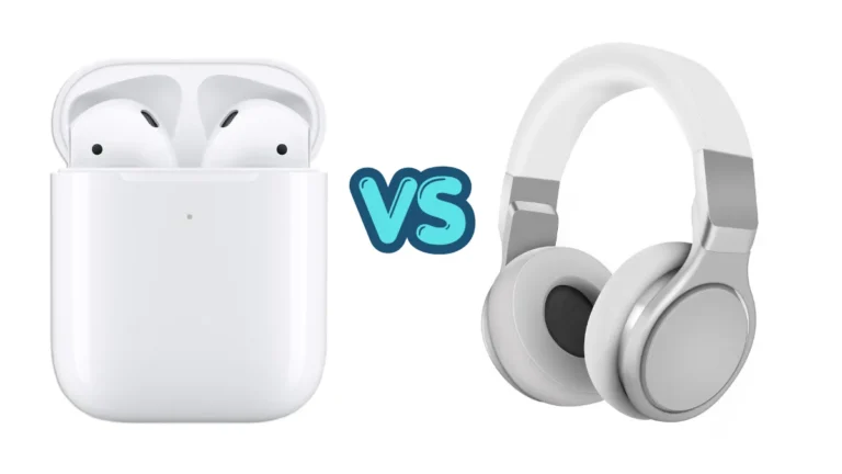 Nothing Headphone (1) vs Apple AirPods Max 2 comparison showing two over-ear headphones.