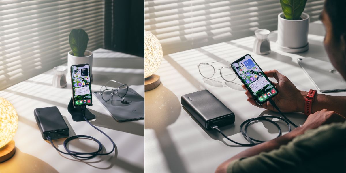 Travel power bank for phone charging